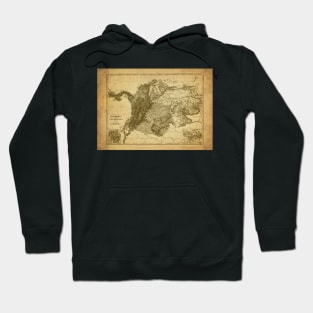 Old Map - Vintage - Venezuela & Colombia Hoodie